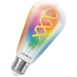 Ledvance Smart+ Matter E27 ST64 4.8W 470lm - 827-865 Justerbar Vit | RGBW - Dimbar - Ersättare 40W