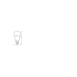 Ledvance Smart+ Wifi E27 A70 14W 1521lm - 827 Extra Varm Vit | Dimbar - Ersättare 100W
