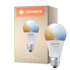 Ledvance Smart+ Wifi E27 A60 9.8W 1055lm - 827-865 Justerbar Vit | Dimbar - Ersättare 75W