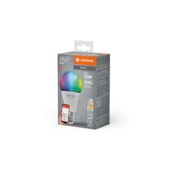 Ledvance Smart+ Wifi E27 A60 9W 806lm - 827-865 Justerbar Vit | RGBW - Dimbar - Ersättare 60W
