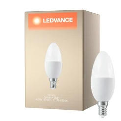 Ledvance Smart+ Wifi E14 B40 4.9W 470lm - 827-865 Justerbar Vit | Dimbar - Ersättare 40W