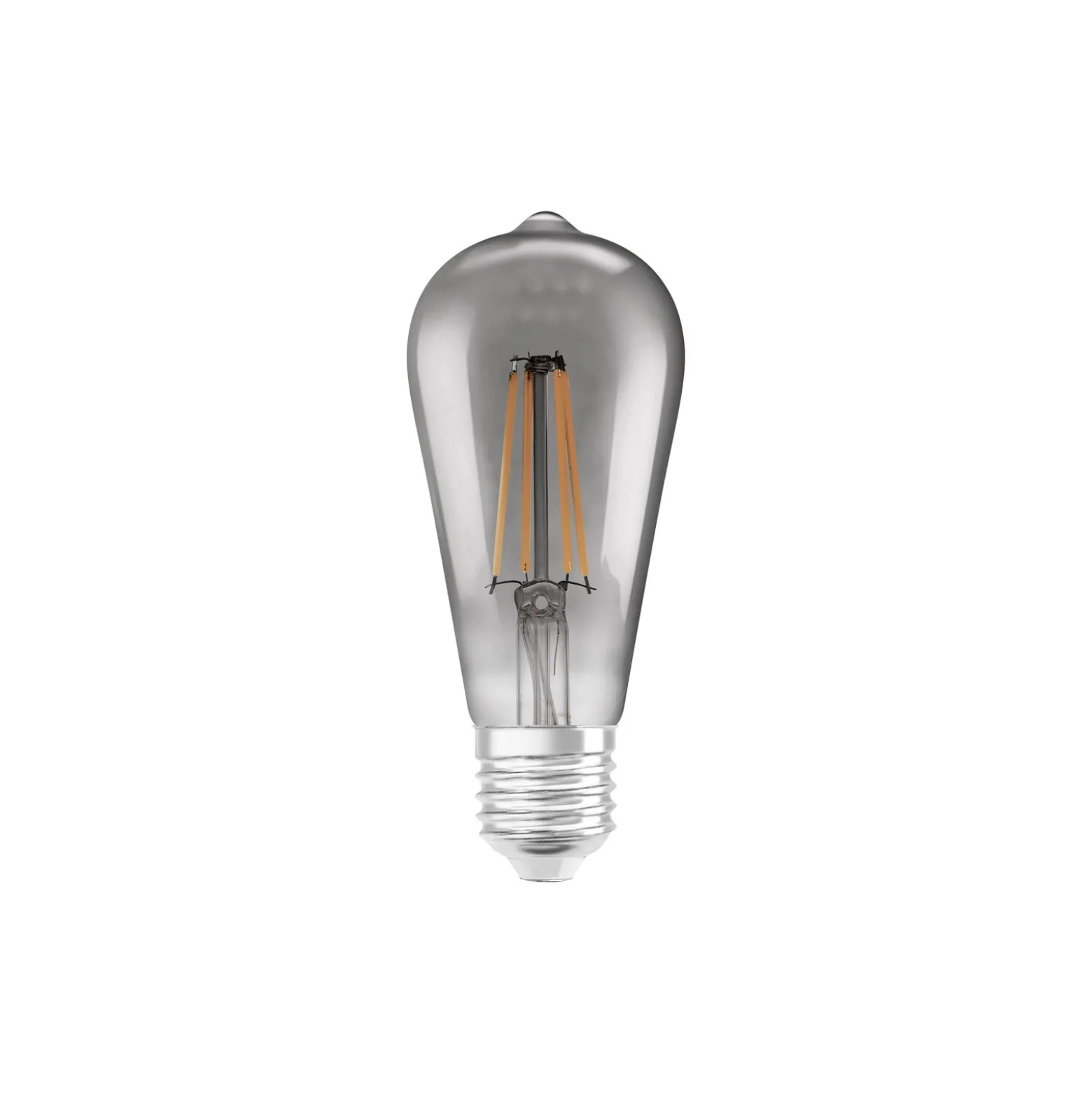 Ledvance Smart+ Wifi E27 Edison Classic Filament Rökig 6W 540lm - 825 Extra Varm Vit | Dimbar - Ersättare 50W