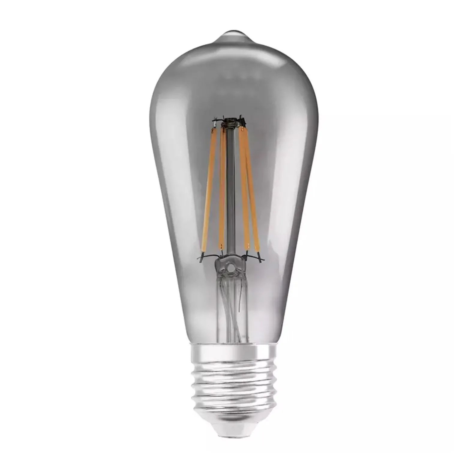 Ledvance Smart+ Wifi E27 Edison Classic Filament Rökig 6W 540lm - 825 Extra Varm Vit | Dimbar - Ersättare 50W