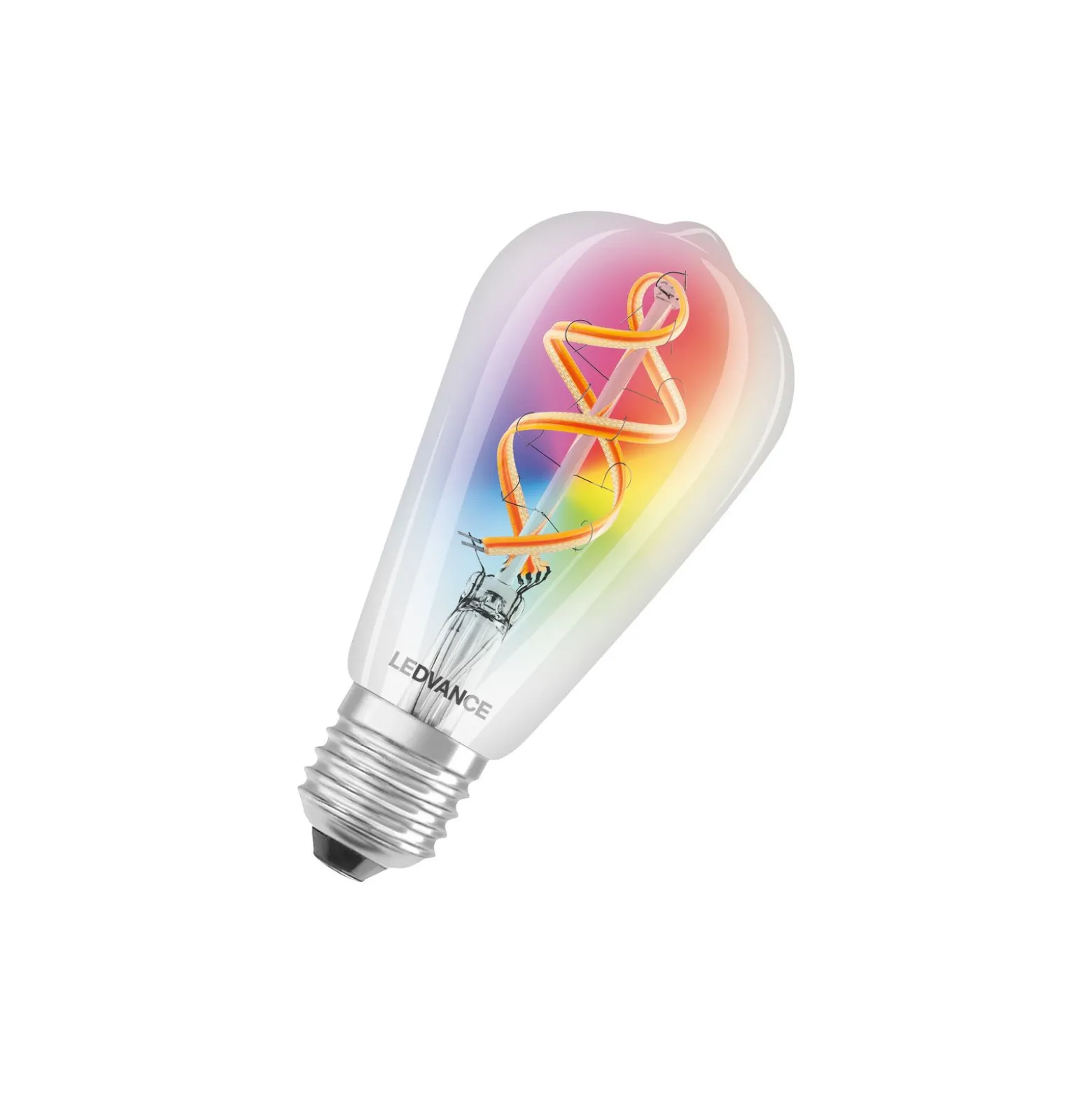 Ledvance Smart+ Wifi E27 Edison Classic Filament 4.5W 300lm - 827 Extra Varm Vit | RGBW - Ersättare 30W