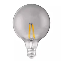 Ledvance Smart+ Wifi E27 Globe Classic Filament Rökig 6W 540lm - 825 Extra Varm Vit | Dimbar - Ersättare 50W