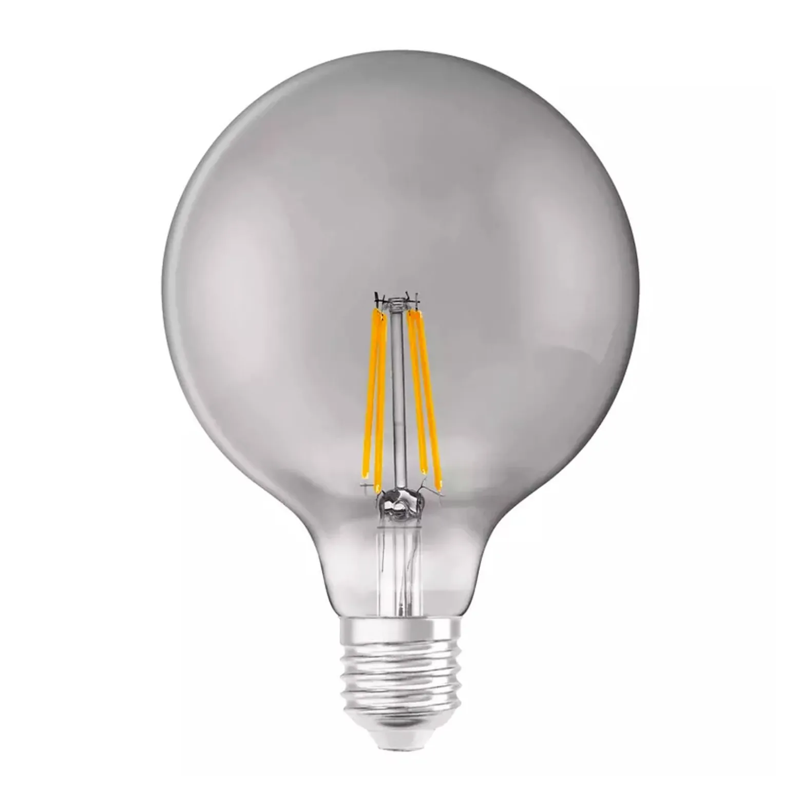 Ledvance Smart+ Wifi E27 Globe Classic Filament Rökig 6W 540lm - 825 Extra Varm Vit | Dimbar - Ersättare 50W