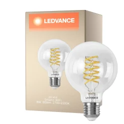 Ledvance Smart+ Wifi E27 G80 8W 806lm - 827-865 Justerbar Vit | Dimbar - Ersättare 60W