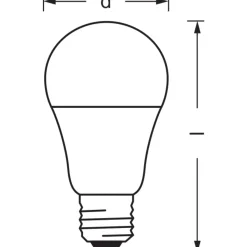 Ledvance Smart+ Wifi E27 Päron Classic 9W 806lm - 827-865 Justerbar Vit | RGBW - Dimbar - Ersättare 60W