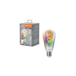 Ledvance Smart+ Wifi E27 ST64 4.8W 470lm - 827-865 Justerbar Vit | RGBW - Dimbar - Ersättare 40W