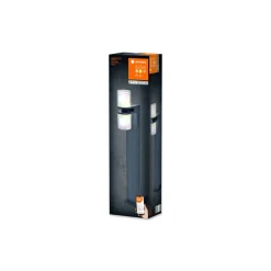 Ledvance Smart+ Wi-Fi LED Piedestallampa Flamma Mörk Grå Utomhus 14W 1000lm - 830 Varm Vit | 80cm - RGBW - Dimbar