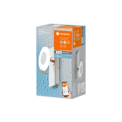 Ledvance Smart+ Wifi LED Vägglampa Badrumsbelysning Silver 8W 400lm - 830-865 Justerbar Vit | IP44
