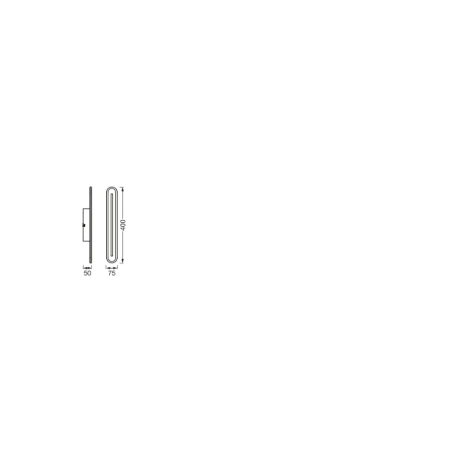 Ledvance Smart+ Wifi LED Vägglampa Badrumsbelysning Svart 17W 550lm - 830-865 Justerbar Vit | IP44