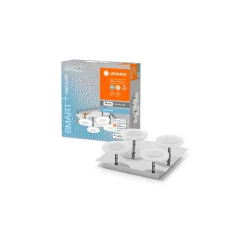 Ledvance Smart+ Wifi LED Vägglampa Utomhus Silver 26W 1500lm - 830-865 Justerbar Vit | IP44