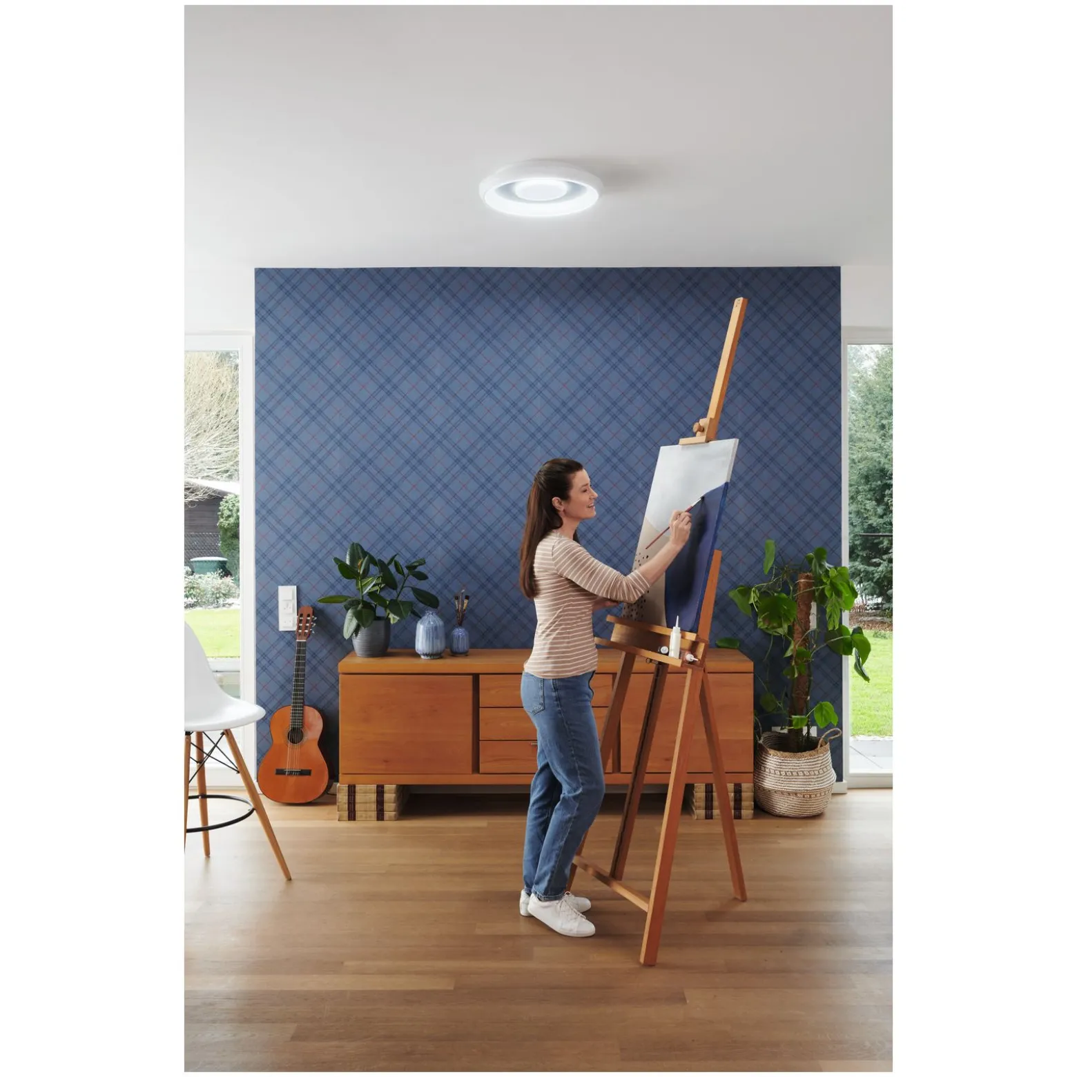 Ledvance Smart+ Wifi LED Vägglampa Utomhus Silver 26W 1500lm - 830-865 Justerbar Vit | IP44