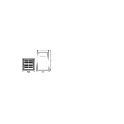 Ledvance Smart+ Wifi Solar Bord Ram Flerfärgad Svart 2W 200lm - 830 Varm Vit | RGBW