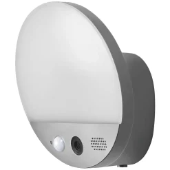 Ledvance Smart+ WiFi Trädgård Vägglampa Mörk Grå Utomhus 15W 950lm - 830 | Runda Camera - Sensor Remote