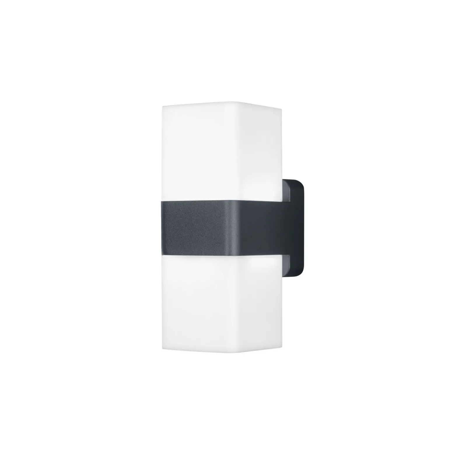 Ledvance Smart+ Wifi Vägglampa Grå Up & Down - Utomhus - 13.5W 950lm - 830 Varm Vit | RGBW - Dimbar