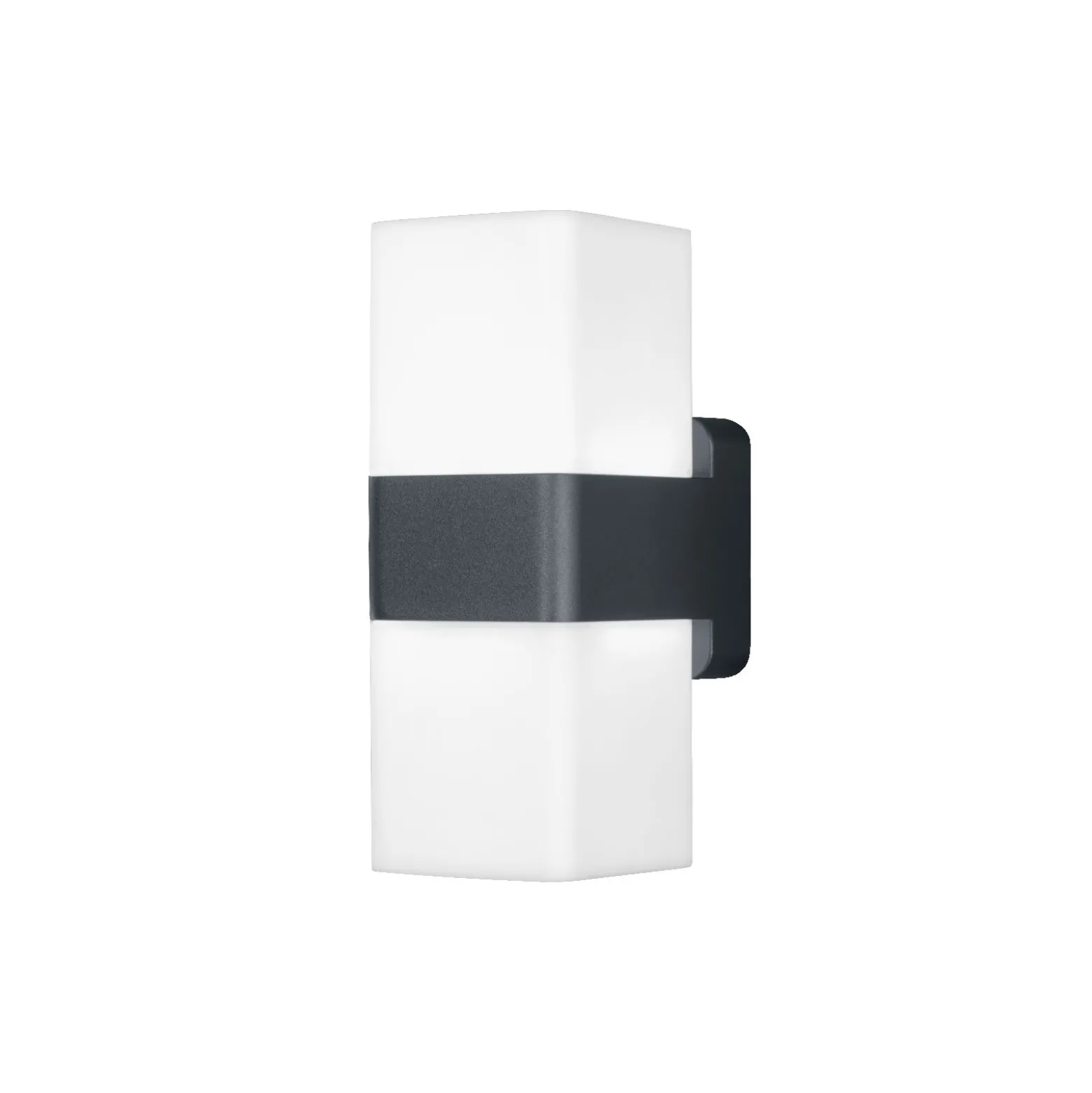 Ledvance Smart+ Wifi Vägglampa Grå Up & Down - Utomhus - 13.5W 950lm - 830 Varm Vit | RGBW - Dimbar