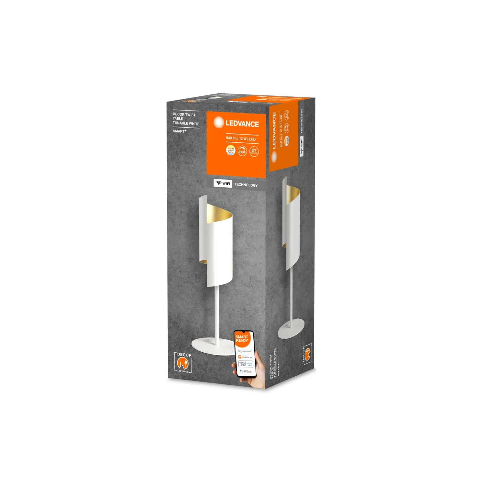 Ledvance Smart+ Wifi Vit 12W 550lm - 830-865 Justerbar Vit