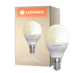 Ledvance Smart+ Zigbee E14 P45 4.9W 470lm - 827 Extra Varm Vit | Dimbar - Ersättare 40W