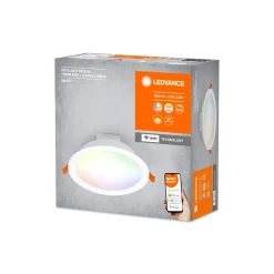 Ledvance Smart+ Zigbee LED Downlight 12W 1000lm 180D - 830-865 Justerbar Vit | 170mm - Utskärning 145mm - RGBW - Zigbee Dimbar