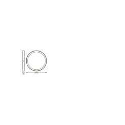 Ledvance Smart+ Zigbee LED Downlight 22W 1800lm 180D - 830-865 Justerbar Vit | 400mm - Zigbee Dimbar