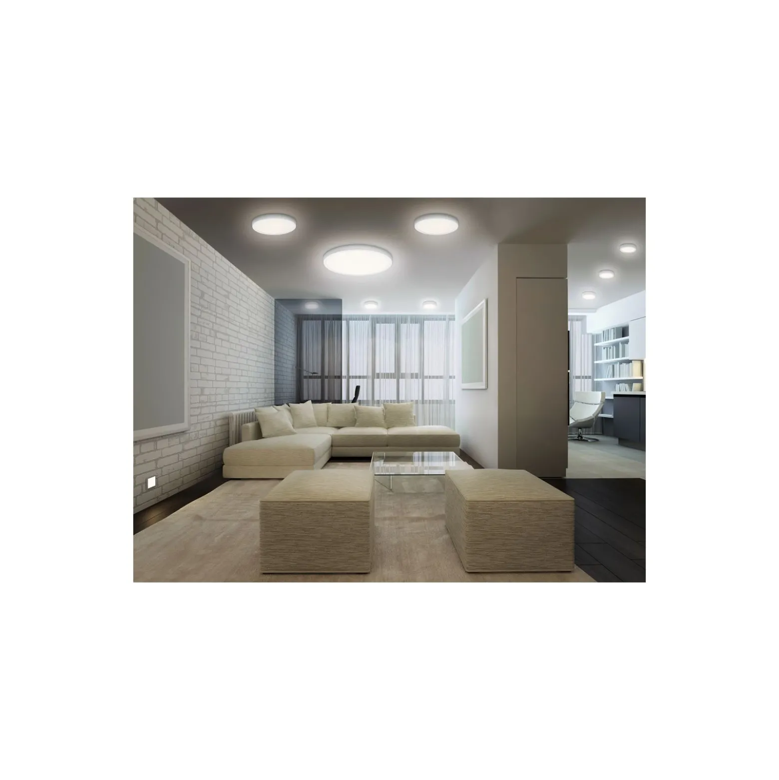 Ledvance Smart+ Zigbee LED Downlight 22W 1800lm 180D - 830-865 Justerbar Vit | 400mm - Zigbee Dimbar