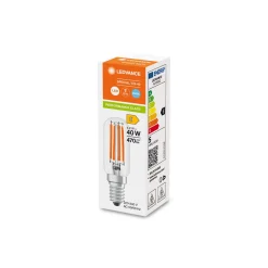 Ledvance Special LED E14 Rör one-handed Filament Klar 4.2W 470lm - 827 Extra Varm Vit | Ersättare 40W