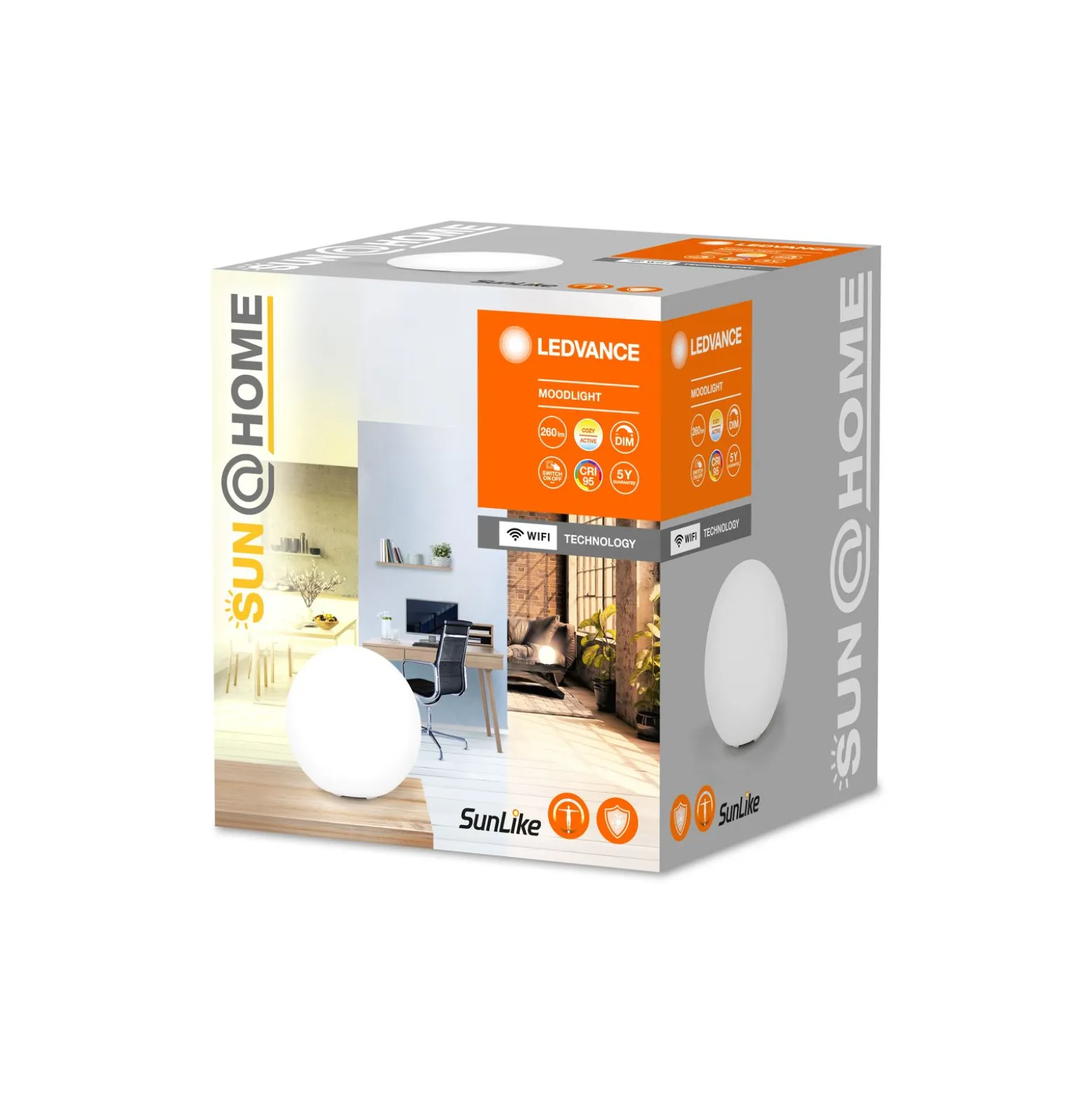 Ledvance Sun@Home WIFI Moodlight Vit | Justerbar Vit