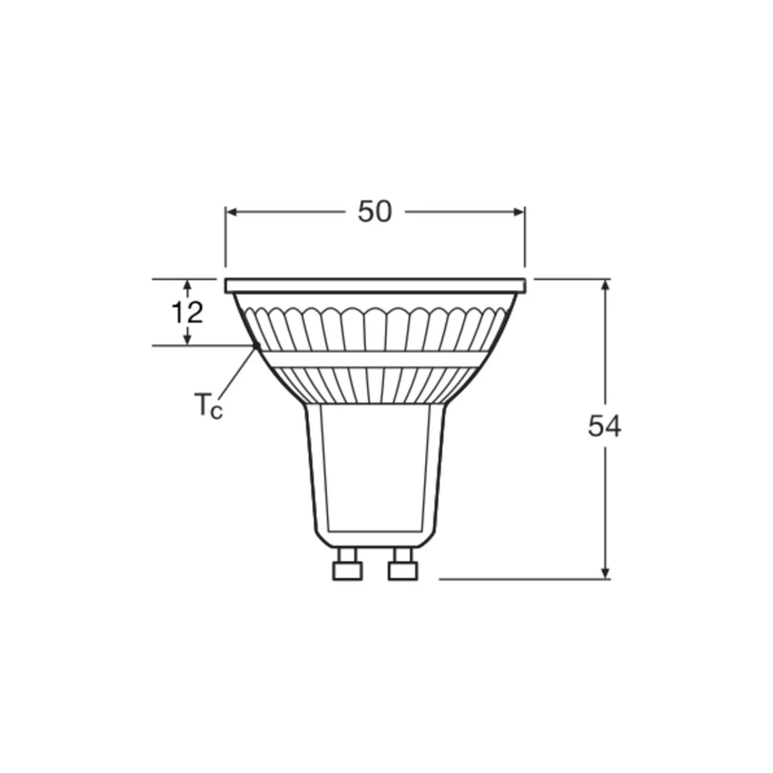 Ledvance Superior LED Spot Reflektor GU10 PAR16 2W 360lm 36D - 827 Extra Varm Vit | Ersättare 50W
