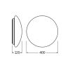Ledvance Surface Cirkulär 400 24W 830 1920lm Vit IP44 | Varm Vit