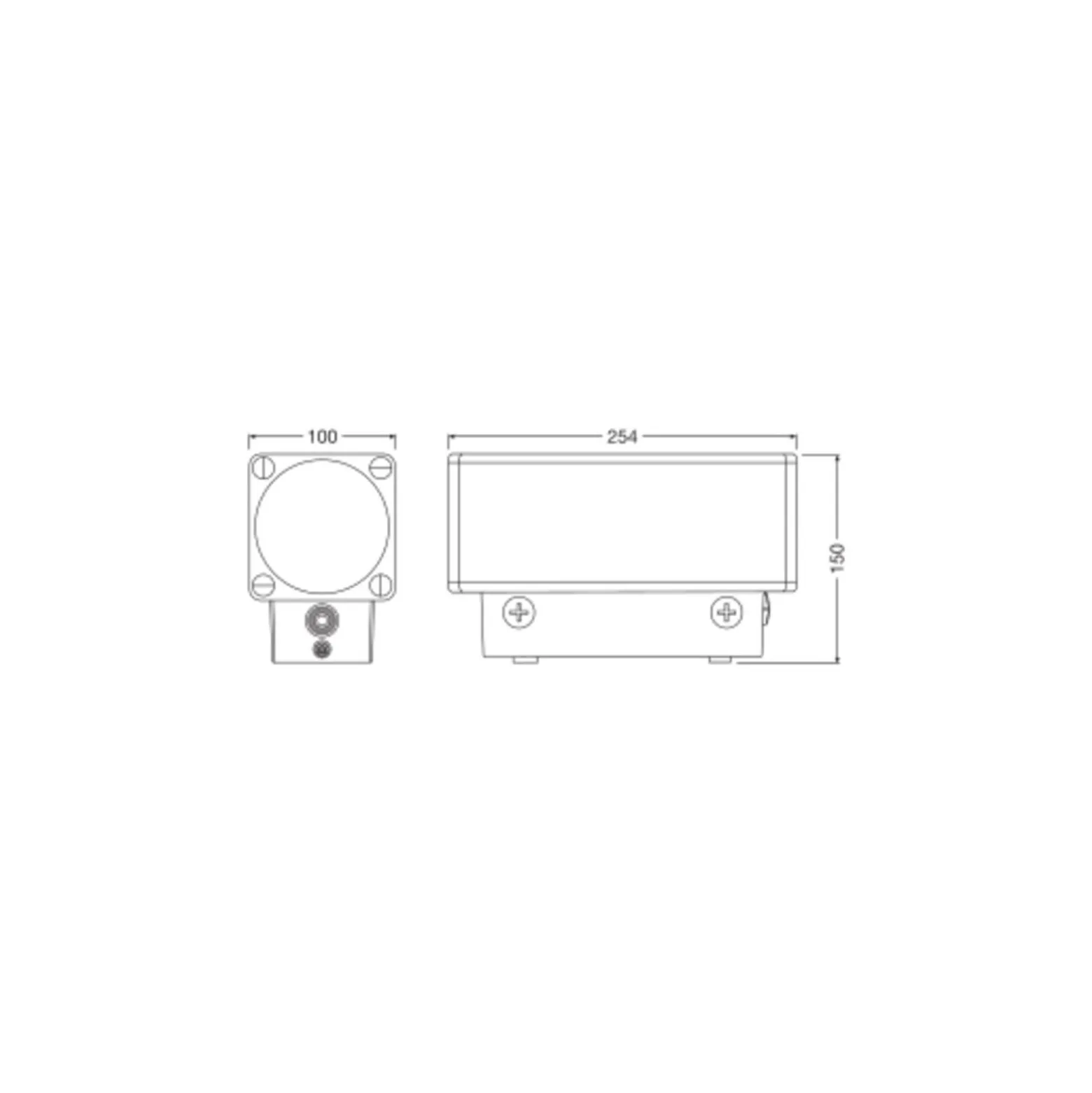 Ledvance Vägglampa Urban Vario Aluminium Grå Up & Down 29W 2900lm - 830-840 CCT | IP65