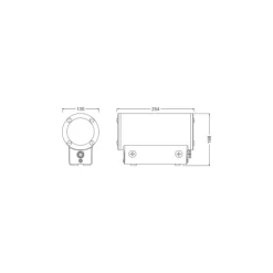 Ledvance Vägglampa Urban Vario Aluminium Grå Up & Down 29W 2900lm - 830-840 CCT | IP65