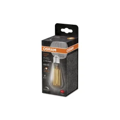 Ledvance Vintage 1906 LED E27 Edison Smoke 11W 500lm - 818 Extra Varm Vit | Dimbar - Ersättare 42W