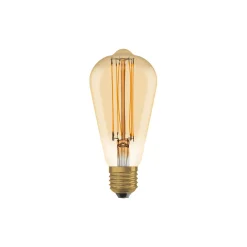 Ledvance Vintage 1906 LED E27 Edison Guld 5.8W 470lm - 822 Extra Varm Vit | Dimbar - Ersättare 40W