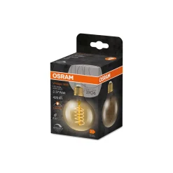 Ledvance Vintage 1906 LED E27 Globe Guld 4.8W 420lm - 822 Extra Varm Vit | Dimbar - Ersättare 37W