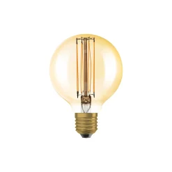 Ledvance Vintage 1906 LED E27 Globe Guld 8.8W 806lm - 822 Extra Varm Vit | Dimbar - Ersättare 60W