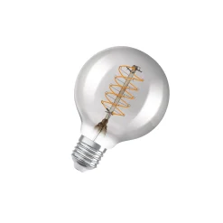 Ledvance Vintage 1906 LED E27 Globe Smoke 7.8W 360lm - 818 Extra Varm Vit | Dimbar - Ersättare 30W