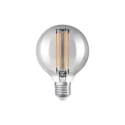 Ledvance Vintage 1906 LED E27 Globe Smoke 11W 500lm - 818 Extra Varm Vit | Dimbar - Ersättare 42W