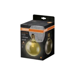 Ledvance Vintage 1906 LED E27 Guld 4W 410lm - 824 Extra Varm Vit | Ersättare 40W