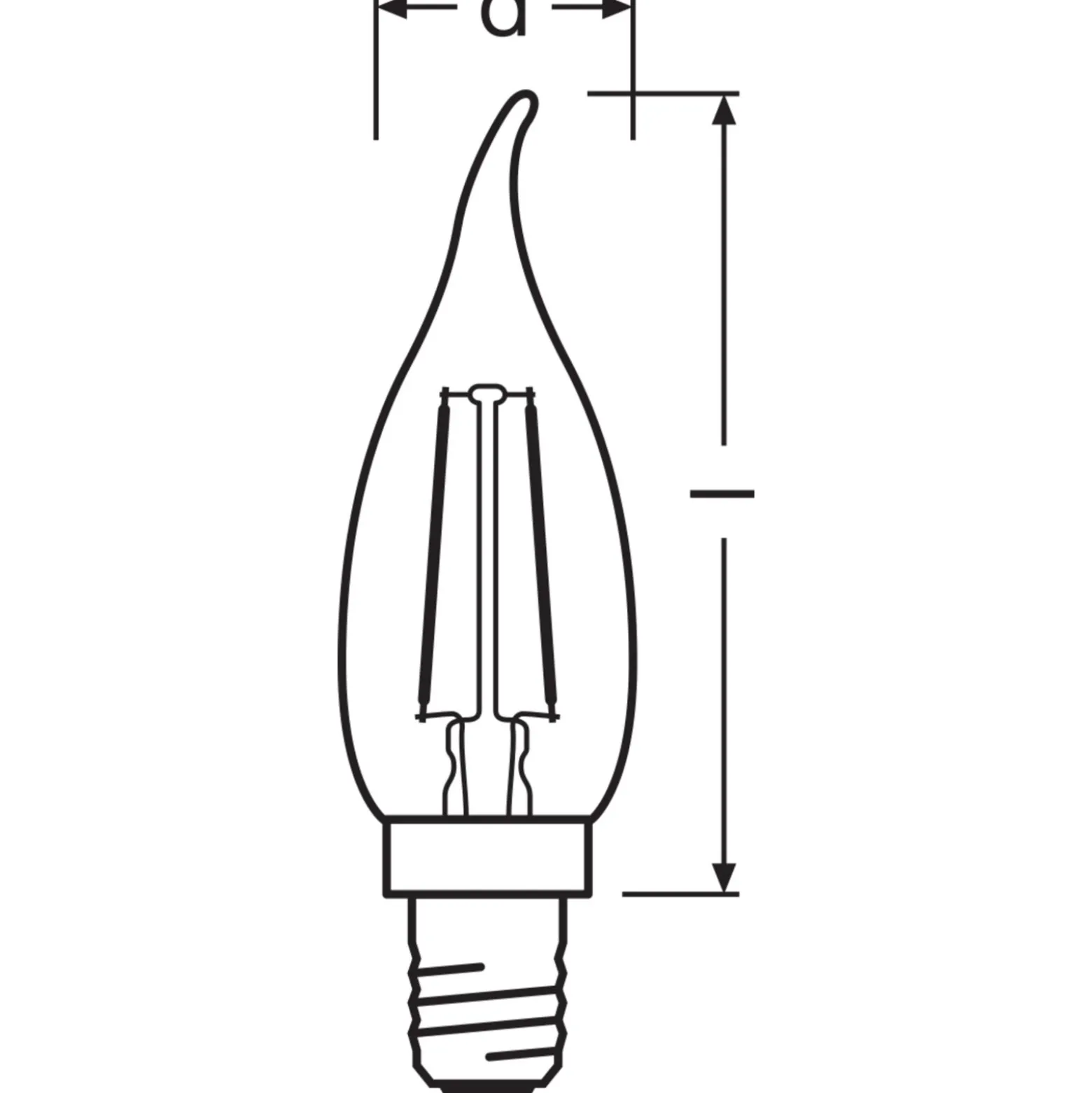 Ledvance Vintage 1906 LED E14 Kronljus Guld 2.5W 220lm - 824 Extra Varm Vit | Ersättare 22W