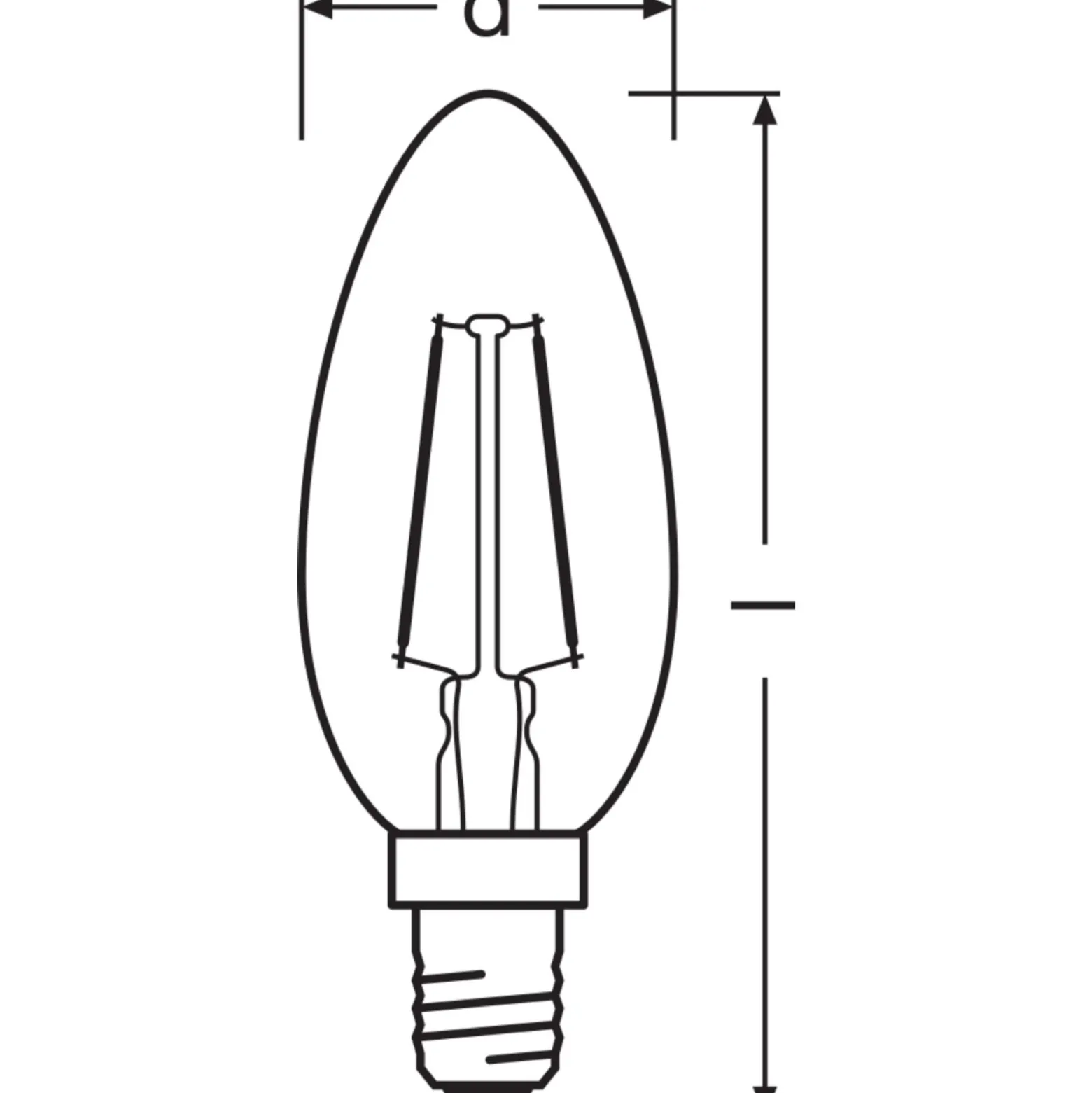 Ledvance Vintage 1906 LED E14 Kronljus Guld 1.5W 120lm - 824 Extra Varm Vit | Ersättare 12W