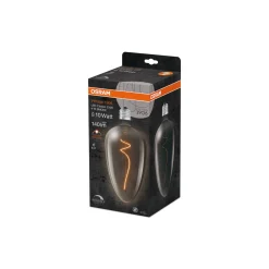 Ledvance Vintage 1906 LED E27 Kronljus Klar 4W 140lm - 818 Extra Varm Vit | Dimbar - Ersättare 15W