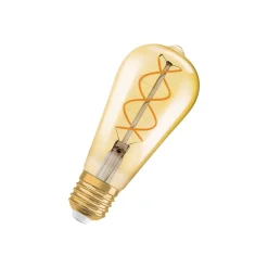 Ledvance Vintage 1906 LED E27 Päron Guld 4W 300lm - 820 Extra Varm Vit | Dimbar - Ersättare 25W