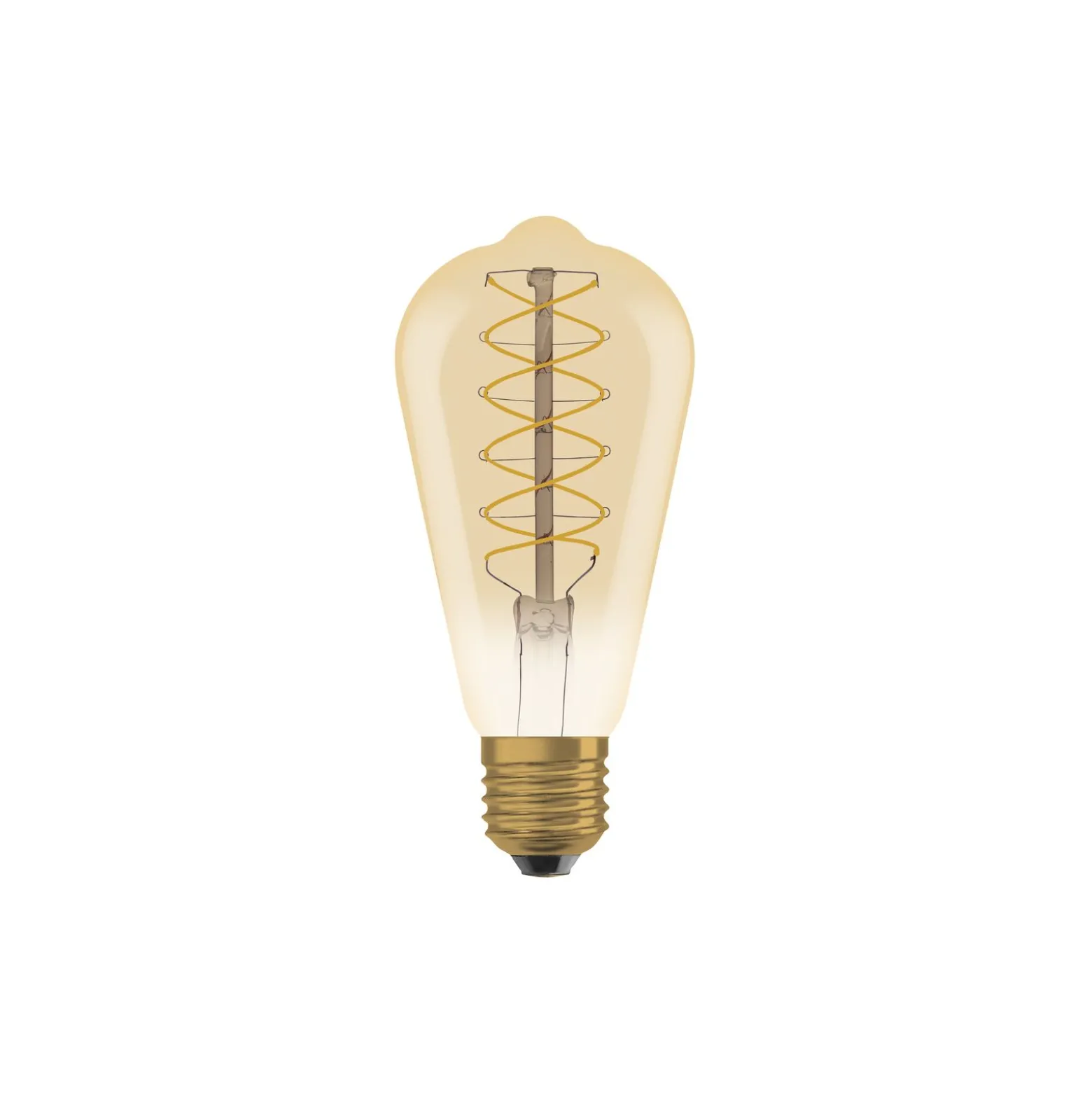 Ledvance Vintage 1906 LED E27 Päron Guld 7W 600lm - 822 Extra Varm Vit | Dimbar - Ersättare 48W