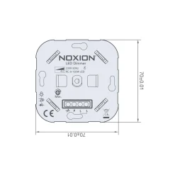Noxion Automatisk LED Dimmer Växla RC 0-150W 230V