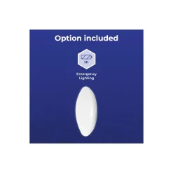 Noxion LED Plafond Corido V2 Vit 12W 1200lm 830-840-865 CCT | IP44 - Nöd 3h