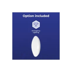 Noxion LED Plafond Corido V2 Vit 12/16/20W 2000lm 830-840-865 CCT | IP44 - Nöd 3h