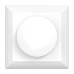 Noxion Roterande täckplatta för LED Dimmer | Mjuk kant - Vit