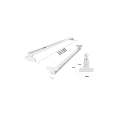 Noxion Allmänbruksarmatur Click LED T8 | Passande för 2x60cm LED Rör
